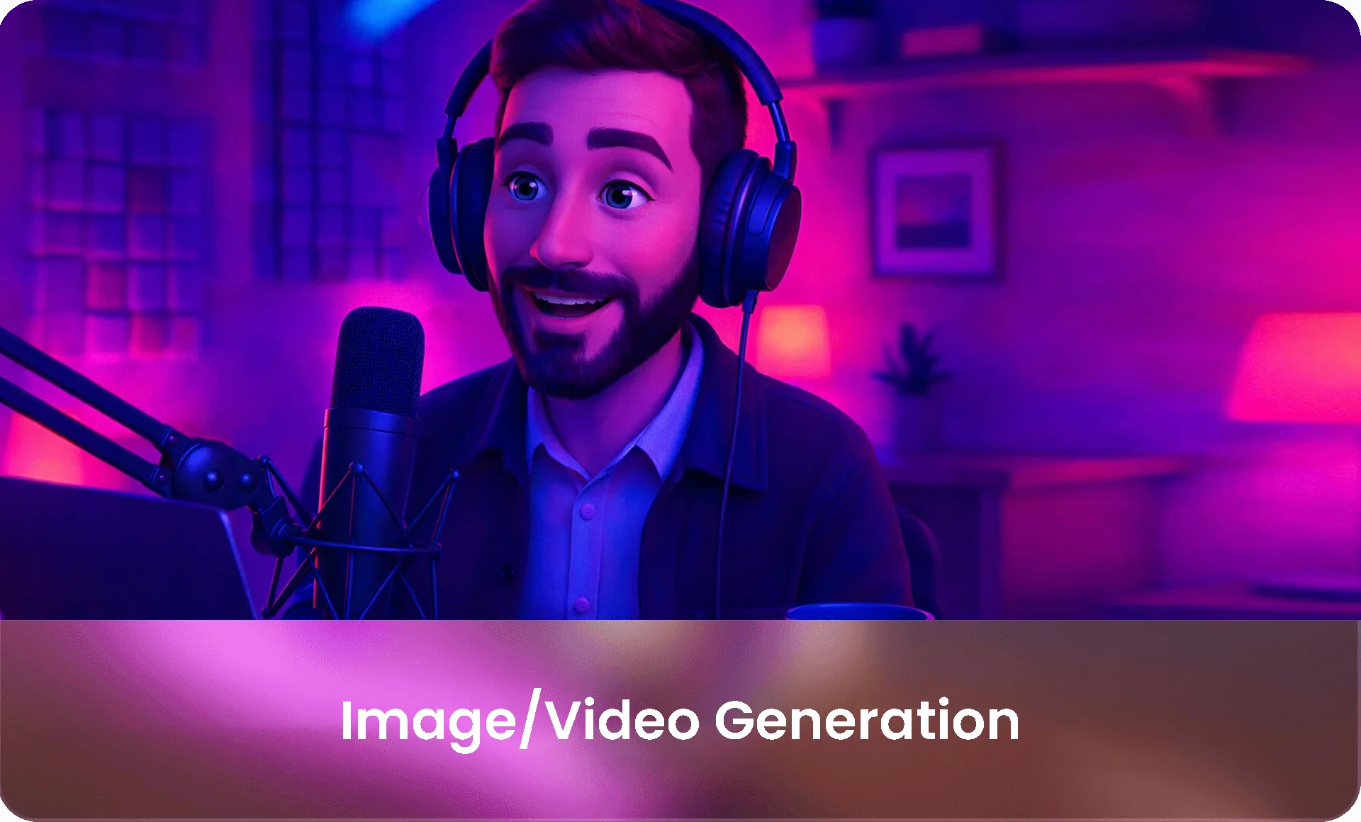 ai with motion graphic